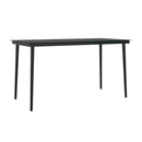 5 Piece Black Stylish Garden Dining Set