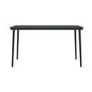 5 Piece Black Stylish Garden Dining Set