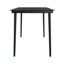 5 Piece Black Stylish Garden Dining Set
