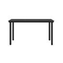 5 Piece Brown Garden Dining Set With Cushions