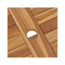 5 Piece Dining Garden Set Solid Teak Wood