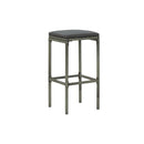 5 Piece Garden Bar Set Poly Rattan Grey