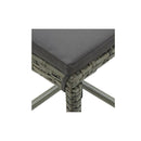 5 Piece Garden Bar Set Poly Rattan Grey