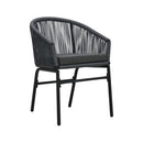 5 Piece Anthracite Garden Dining Set
