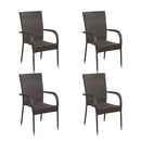 5 Piece Garden Dining Set Solid Acacia Wood With An Oil Finish