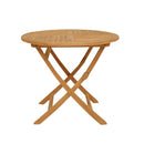 Solid Teak Wood 5 Piece Garden Dining Set