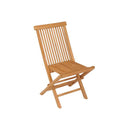 Solid Teak Wood 5 Piece Garden Dining Set