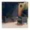 5 Piece Garden Lounge Set Pinewood With Anthracite Cushions