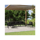 5 Piece Garden Lounge Set With Cushions Aluminium Anthracite