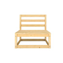 5 Piece Garden Lounge Solid Pinewood Set