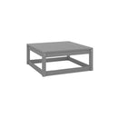 5 Piece Grey Garden Lounge Set Solid Pinewood