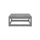 5 Piece Grey Garden Lounge Set Solid Pinewood
