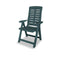 5 Piece Outdoor Dining Set Plastic Green