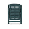 5 Piece Outdoor Dining Set Plastic Green