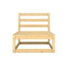 5 Piece Solid Pinewood Garden Lounge Set