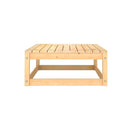 5 Piece Solid Pinewood Garden Lounge Set