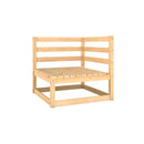 5 Piece Solid Pinewood Outdoor Garden Lounge Set