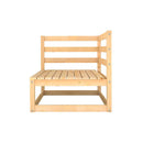 5 Piece Solid Pinewood Outdoor Garden Lounge Set