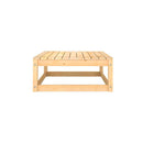 5 Piece Solid Pinewood Outdoor Garden Lounge Set
