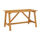 5 Pieces Garden Brown Dining Set