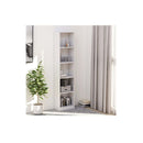 5 Tier Book Cabinet High Gloss Chipboard