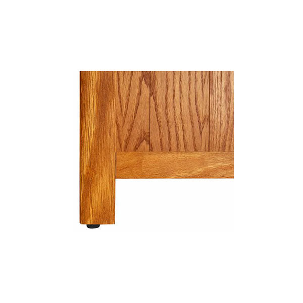 5 Tier Bookcase 70 X 22 X 140 Cm Solid Oak Wood