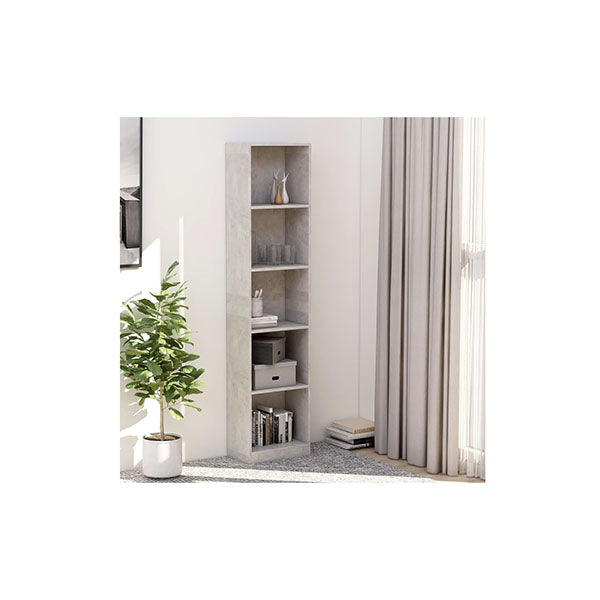 5 Tier Chipboard Book Cabinet
