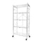 5 Tier Black Foldable Display Stand With Wheels