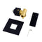 Ottimo Nero Square Matte Black Shower/Bath/Basin Mixer