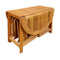 5 Piece Folding Outdoor Dining Set Solid Acacia Wood
