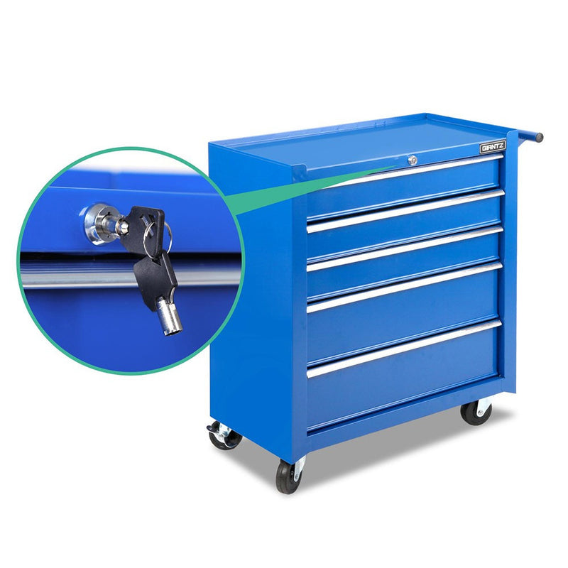 5 Drawers Roller Toolbox Cabinet