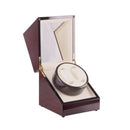 Automatic Dual Watch Winder Wood Display Box Case