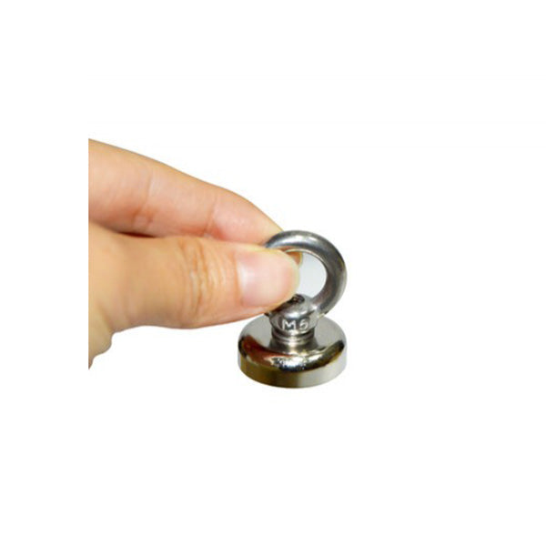 12Kg Salvage Magnet N52 Neodymium Eyebolt Circular Ring Fishing