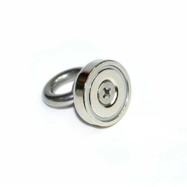 12Kg Salvage Magnet N52 Neodymium Eyebolt Circular Ring Fishing