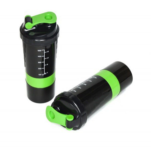 2x Protein Gym Shaker Premium 3-In-1 Smart Style Blender Mixer Cup