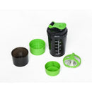 2x Protein Gym Shaker Premium 3-In-1 Smart Style Blender Mixer Cup