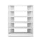 6-Tier Shoe Rack Cabinet - White