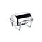 Stainless Steel Double Soup Roll Top Food Warmer Server
