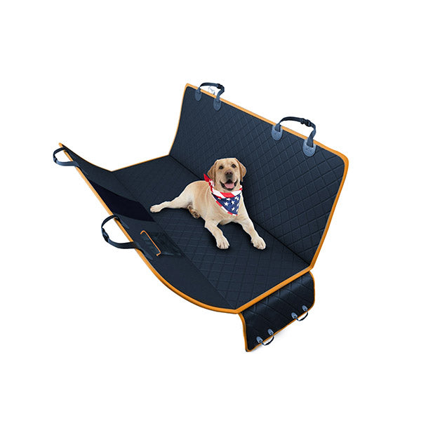 600D Oxford Cloth Waterproof Dog Car Cover Pet Mat Black