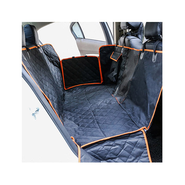 600D Oxford Cloth Waterproof Dog Car Cover Pet Mat Black