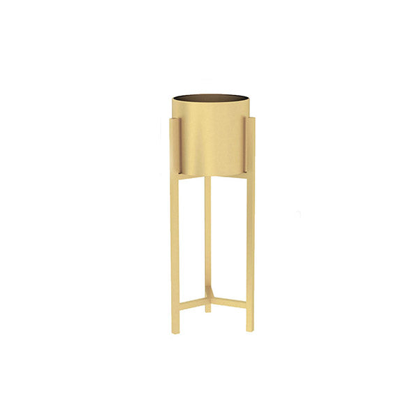 60Cm Gold Metal Plant Stand With Flower Pot Holder Corner Rack