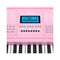 61 Keys Electronic Keyboard Piano Music With Stand Pink