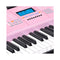 61 Keys Electronic Keyboard Piano Music With Stand Pink