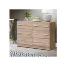 6 Chest Of Drawers Cabinet Dresser Table Tallboy Lowboy Storage Wood