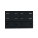 6 Chest Of Drawers Cabinet Dresser Table Tallboy Lowboy Storage Black