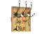 6 Hooks Wallmounted Coat Rack Family