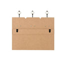 6 Hooks Wallmounted Coat Rack Family