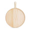 6 Inch Round Premium Wooden Board Paddle