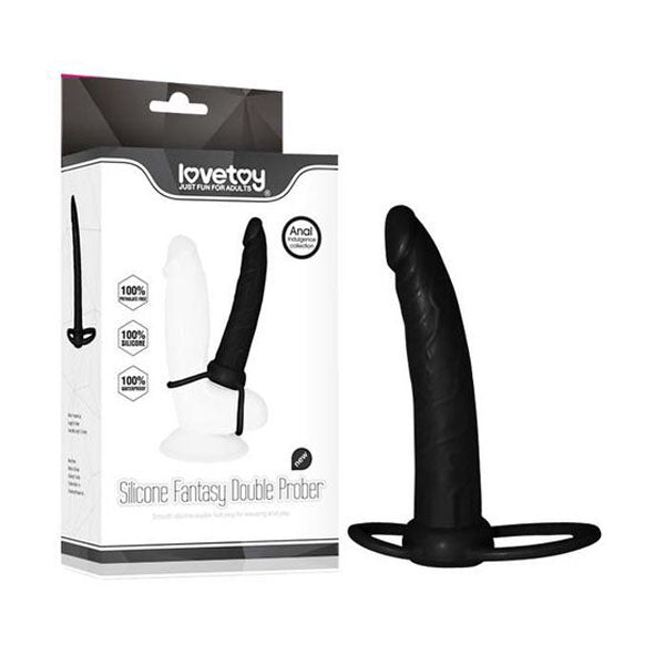 6 Inches Anal Indulgence Collection Silicone Fantasy Double Prober
