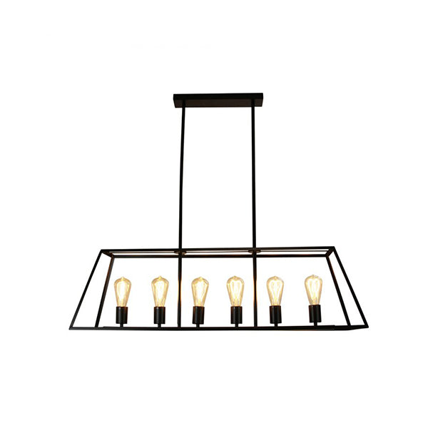 6 Light 100Cm Urban Retro Pendant